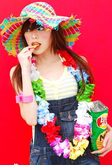 太陽帽搭配